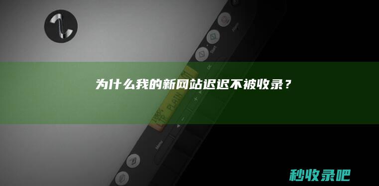 为什么我的新网站迟迟不被收录？