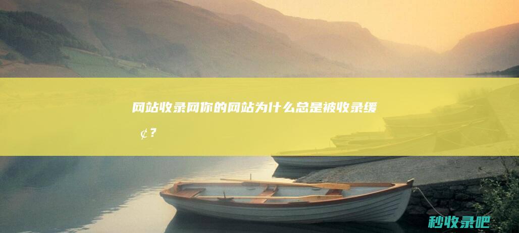 网站收录网：你的网站为什么总是被收录缓慢？