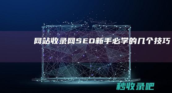 网站收录网：SEO新手必学的几个技巧