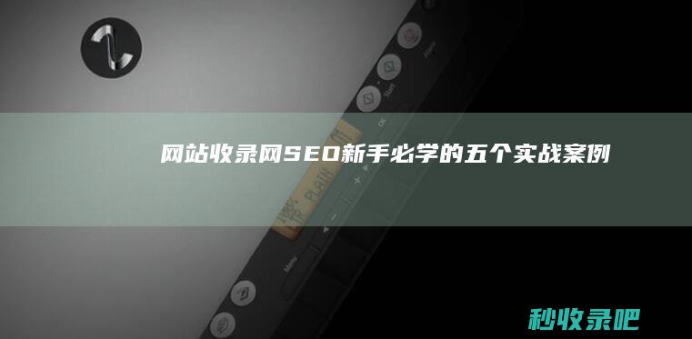 网站收录网：SEO新手必学的五个实战案例