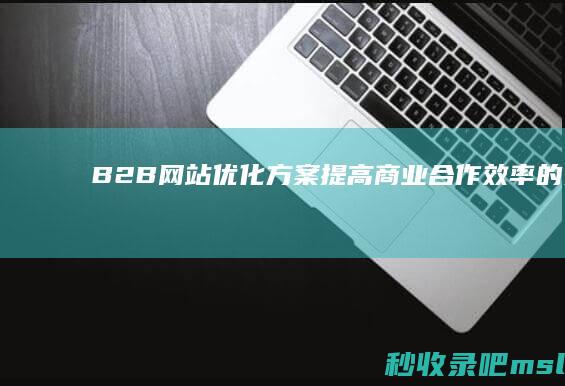 B2B网站优化方案：提高商业合作效率的关键