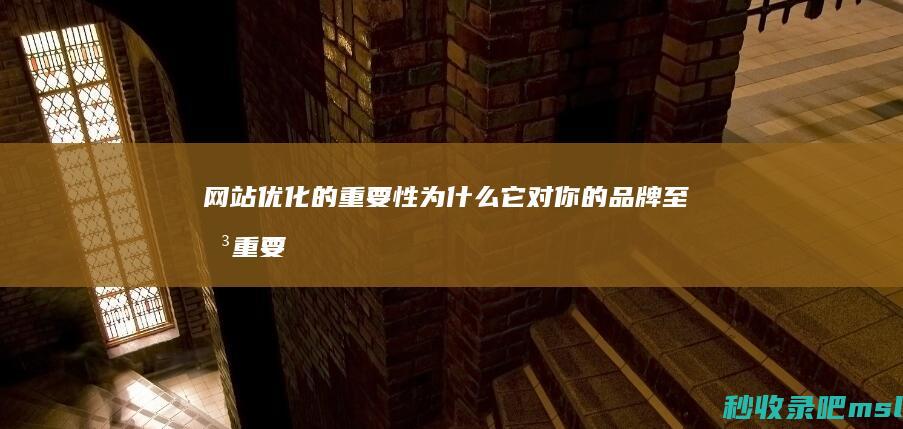 网站优化的重要性：为什么它对你的品牌至关重要？