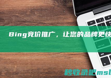 Bing竞价推广，让您的品牌更快地获得流量！