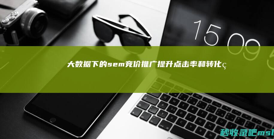 大数据下的sem竞价推广：提升点击率和转化率的秘密