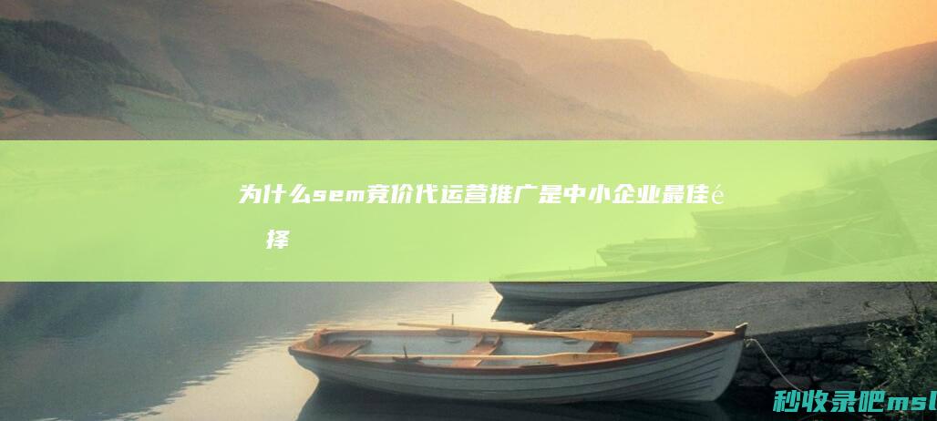 为什么sem竞价代运营推广是中小企业最佳选择？