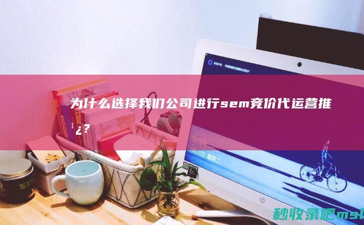 为什么选择我们公司进行sem竞价代运营推广？原因在这里！