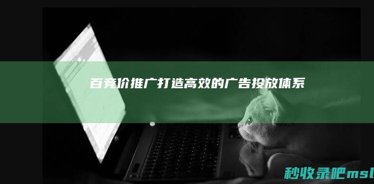 百竞价推广：打造高效的广告投放体系