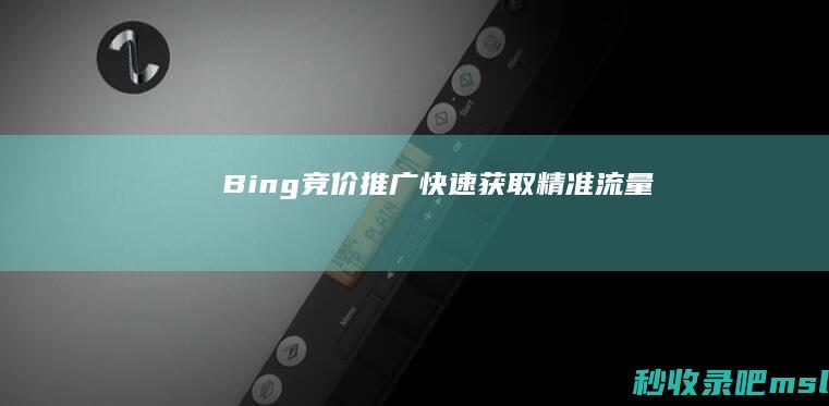 Bing竞价推广：快速获取精准流量