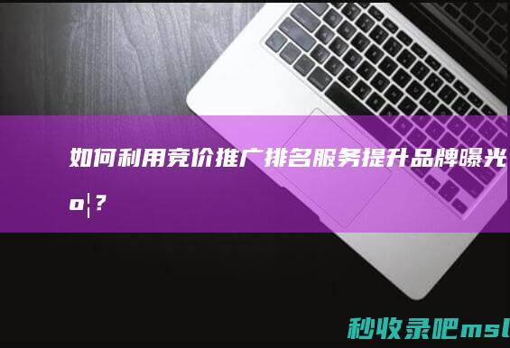 如何利用竞价推广排名服务提升品牌曝光度？