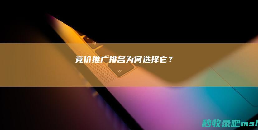 竞价推广排名：为何选择它？