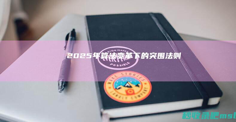 2025年算法变革下的突围法则