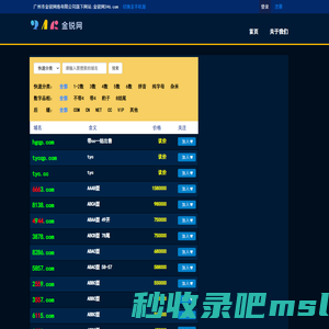 金锐网346.com是广州市金锐网络旗下专注于优质拼音、数字、短杂域名交易