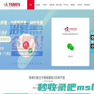 网站建设公司|app开发公司|网络营销|品牌运营商|SEO优化公司|信息流广告推广公司 - 
铁哥们