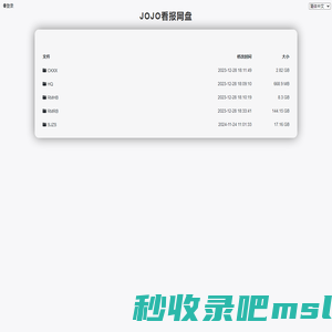首页 - JOJO看报网盘