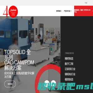 CAD软件 - CAM软件 - PDM软件 - TopSolid