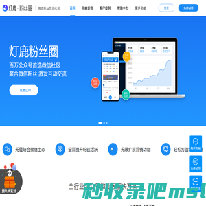 灯鹿粉丝圈微社区,公众号社区首选微信社区,专属微信公众号的微论坛