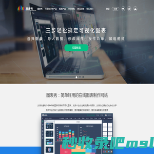 图表秀——免费在线图表制作工具,数据可视化工具