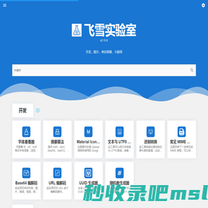 飞雪实验室-在线工具