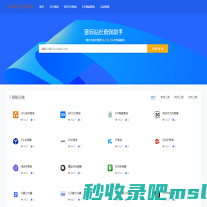 蓝标站长查询助手