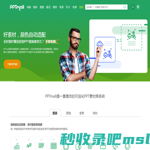 PPT素材库—PPTmall,让PPT制作更轻而易举。