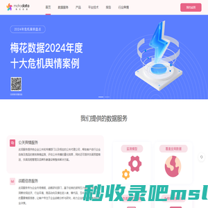 梅花数据mohodata|舆情监测_新闻监测_舆情公关_竞争情报_舆情报告