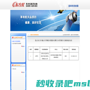 北京东方红航天生物技术股份有限公司-网站首页