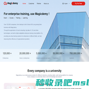 Magicdemy | Enterprise Training Cloud Platform_Employee Training System_Online Training Platform_Enterprise Training Software