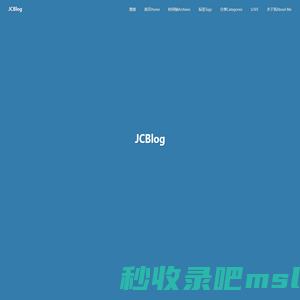JCBlog - 菜狗编程CaiDogCoding