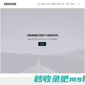 石家庄网站建设,SEO、软件开发、网站优化 - 石家庄多点科技
