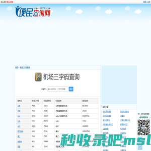 机场三字码 - 机场代码缩写 - 机场四字码