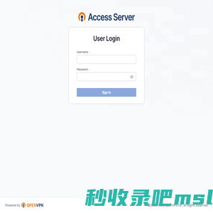 Access server client portal