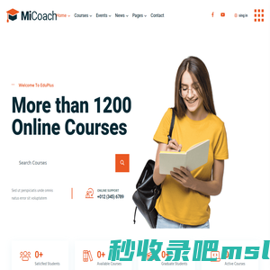 MiCoach - Online Courses HTML5 Template