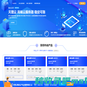 天理云-湖北高防云服务器物理机，美国香港精品网服务器