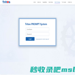 Triton PROMPT System Login - Triton Global Sources