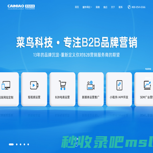 菜鸟科技—全网营销解决方案【官网】
