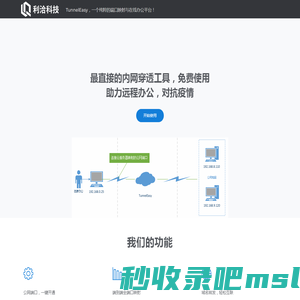 TunnelEasy，一个纯粹的端口映射与在线办公平台！
