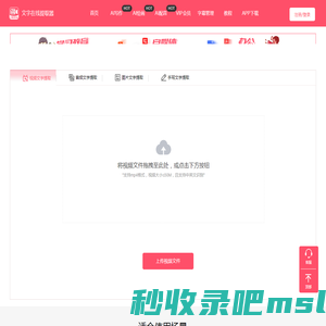 文字在线提取器_AI智能视频/图片文字提取工具