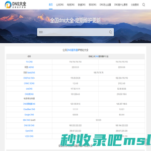 DNS怎么设置-DNS是什么意思-公共DNS服务器地址大全