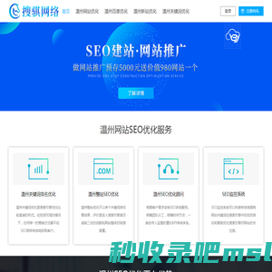 温州SEO优化选搜骐网络！温州SEO网站优化_温州百度快照排名_网站关键词推广-搜骐网络