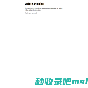 Welcome to mife!